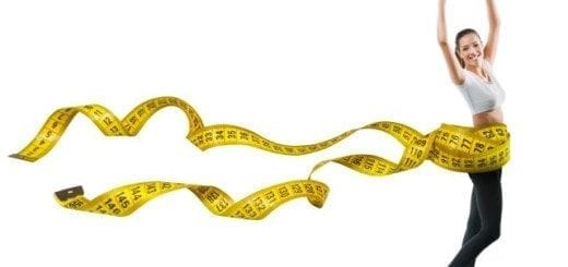 Woman with measuring tape