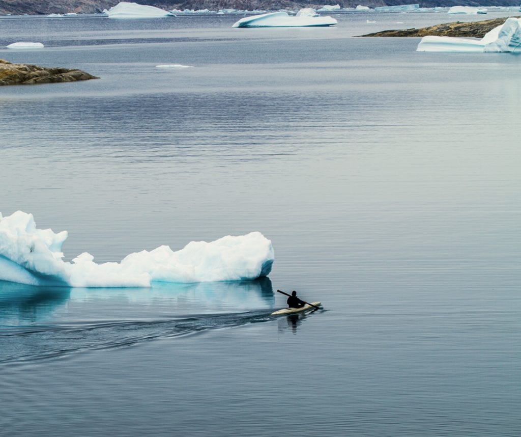 Inuit hunter in Greenland