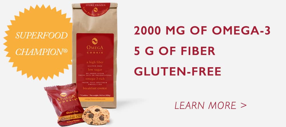 Your Superfood Champion | 2000 mg of EPA/DHA omega-3, 5 grams of fiber, Gluten-free