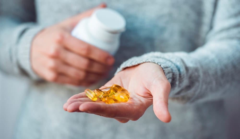 Fish oil capsules
